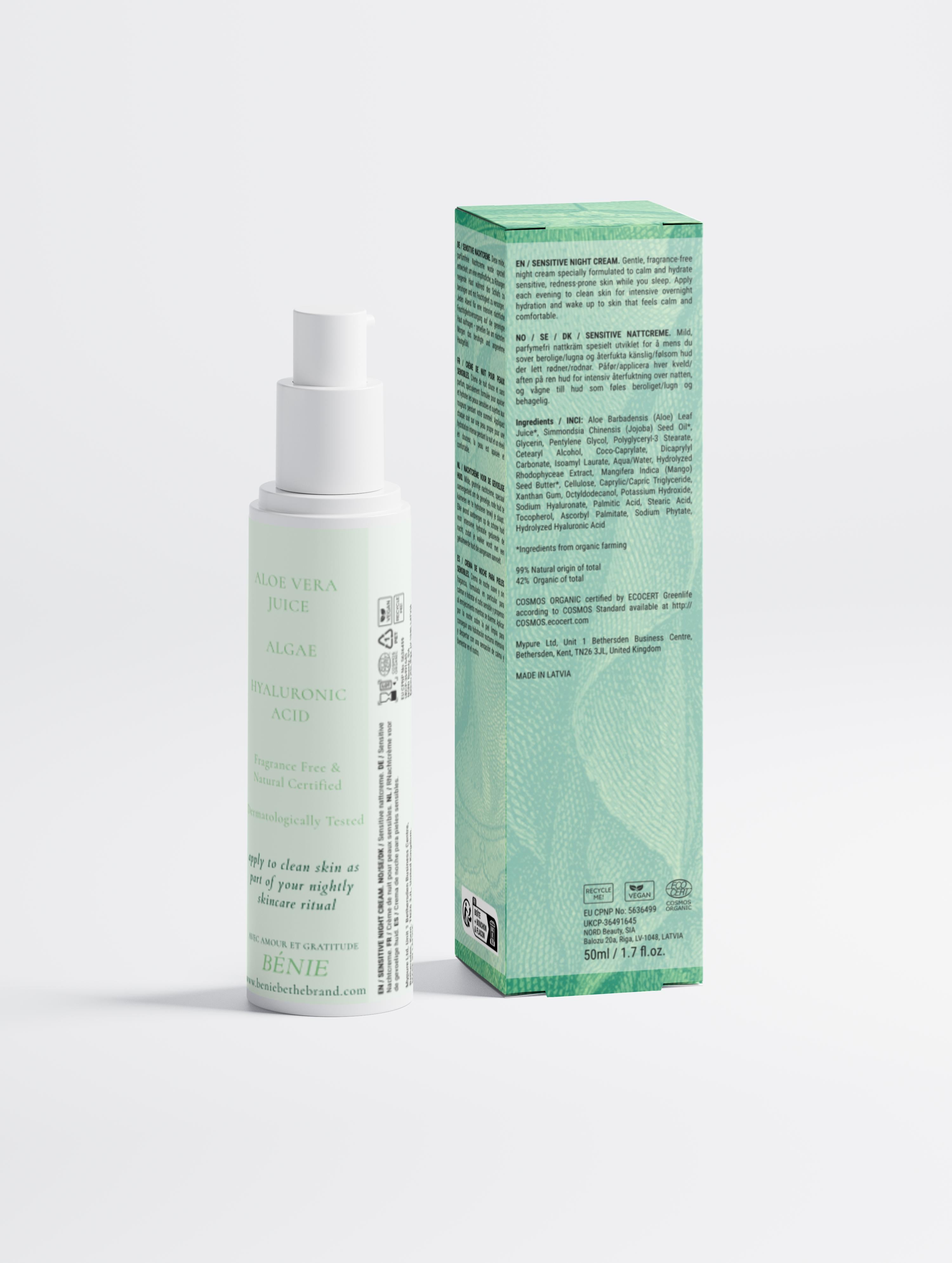 Bare Devotion Night Cream for Sensitive Skin